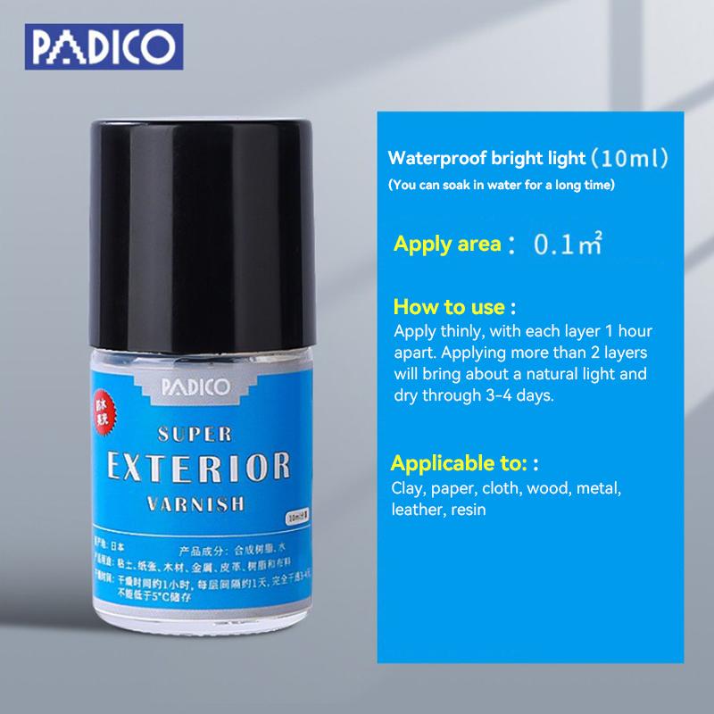 

10ml/200ml Glossy Matte Varnish Water-Based Acrylic Varnish Gloss Clay Air Dry Varnish Long-Lasting Waterproof Air Dry Clay Seal