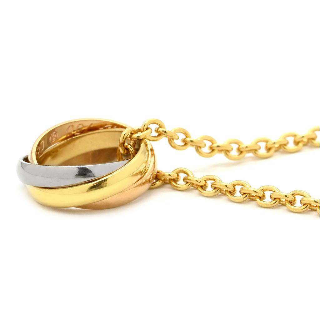 Cartier B7006600 Trinity Baby TrinityNecklace 18K Yellow Gold/K18WG Array