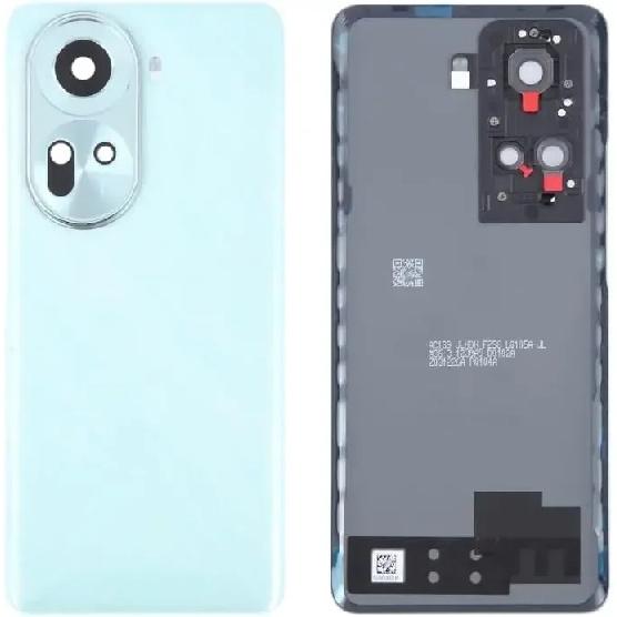 Back Cover for OPPO Reno11 Global Version Phone Back Cover with Camera Lens Rear Glass Panel
