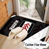 Custom Name Fulham FC Crest Rug for Living Room, Game Rooms, Office, Bedroom, Floor Mat Playful Design, fan gifts Christmas decor