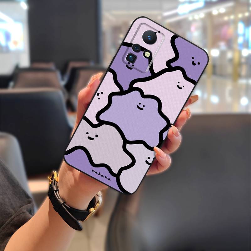 Silicone TPU Phone Case For infinix Zero X/X Pro/X6811/X6811B Animals Fashion Design Cartoon Graffiti Anti-knock Cute