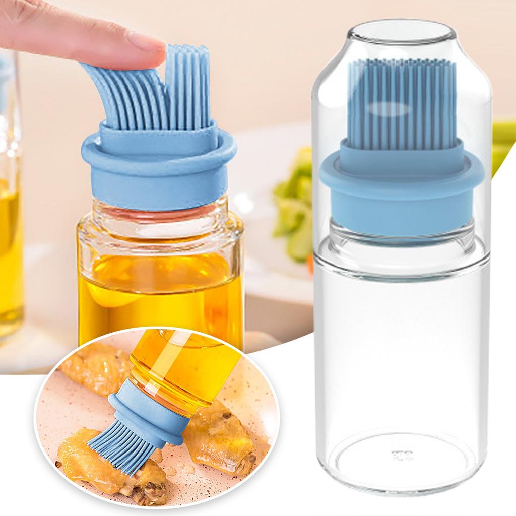 Brush Oil Bottle Silicone Oil Bottle Household Cover And Brush Integrated