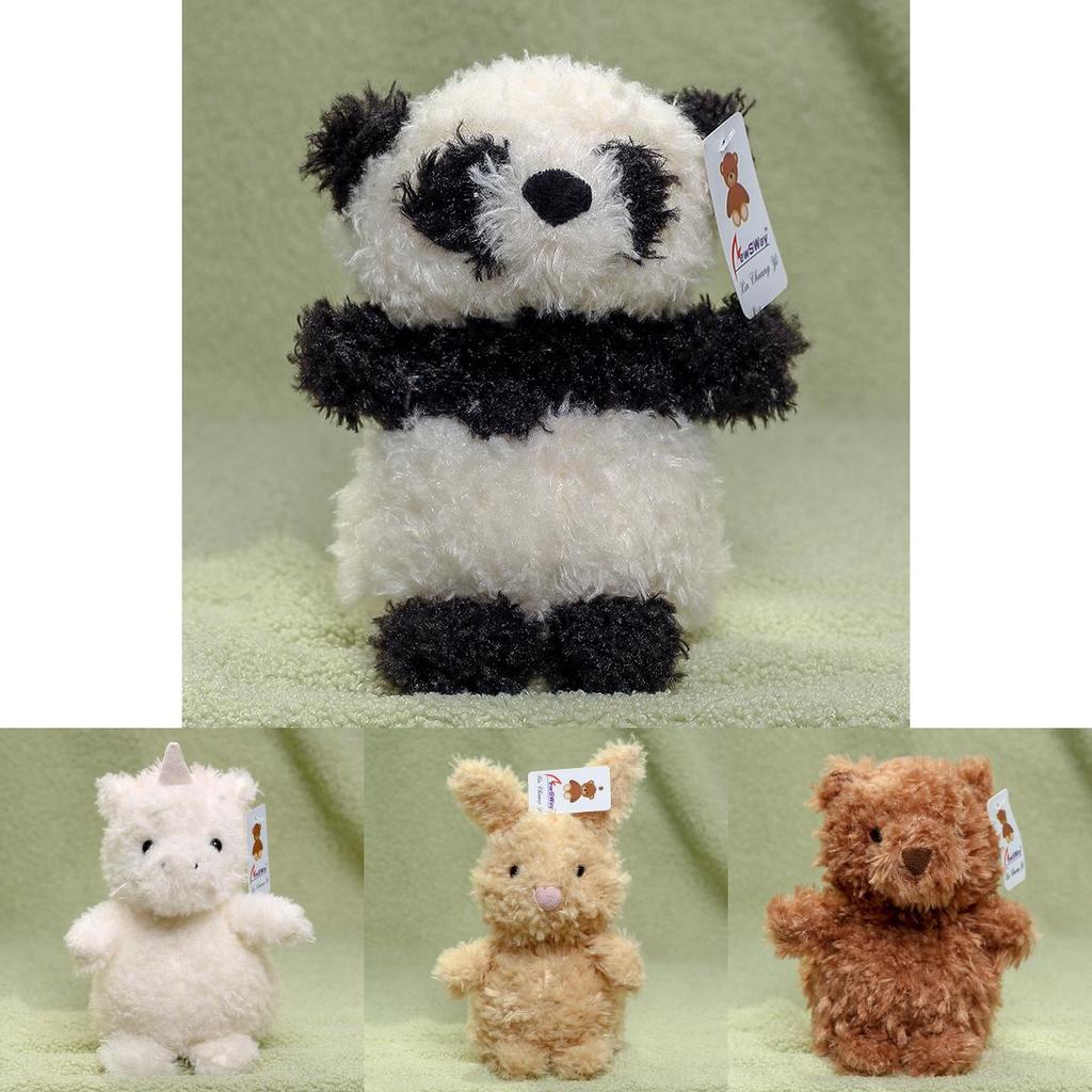 Cute Curly Unicorn Monkey Owl Penguin Pig Bear Animal Doll For Birthday Gift Girls And Kids