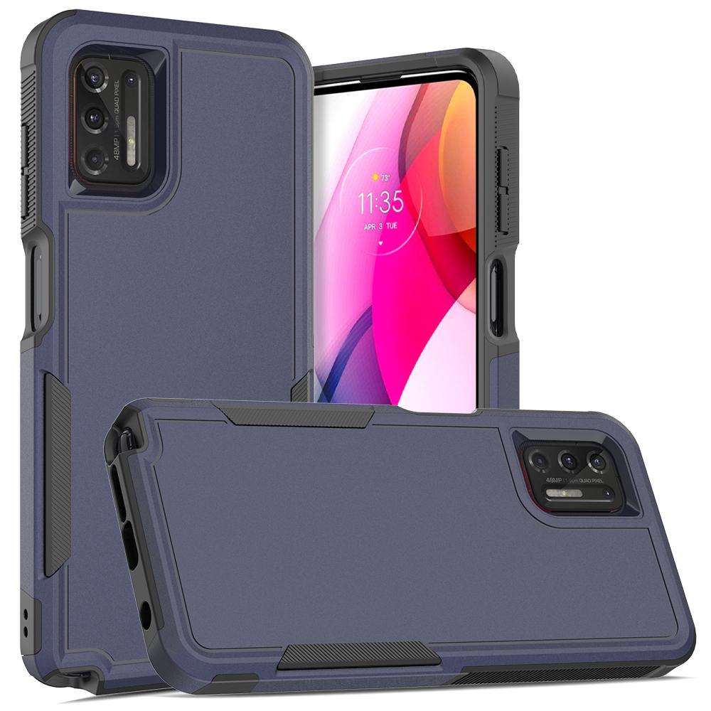 Wytrzymałe etui TPU/PC odporne na wstrząsy do Motorola Moto G Stylus 2021 2022 2023 2024 2025 5G Pokrowiec na telefon Hybrydowa obudowa pancerna 2W1 Ochrona dwuwarstwowa Funda