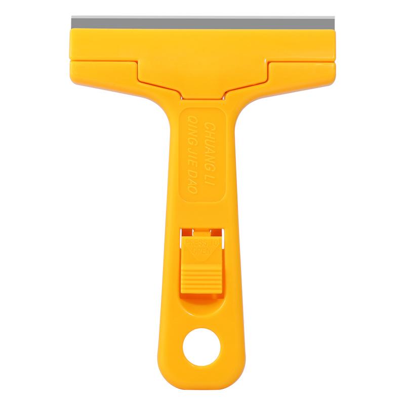 Multi-Purpose Cleaning & Scraping Tool for Adhesive Removal and Caulk, Wall, and Floor Cleaning.