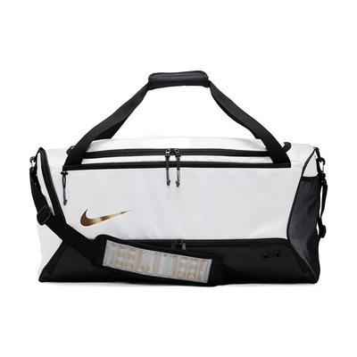 Nike Hoops Elite Sports Zipper Travel Gym Bag Small Unisex Bags Black White DX9789-100
