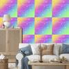 Lavender, mint and blue glitter wallpaper for living room and bedroom 50x1000