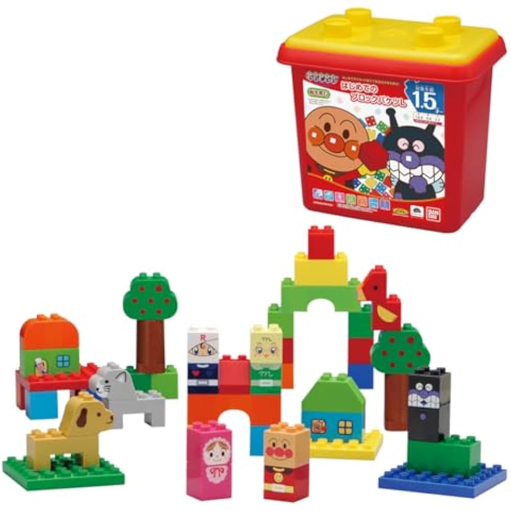 [BANDAI (BANDAI)] BlockLabo Block Lab First Block Bucket L Target Age 1.5 years and up, go for it...