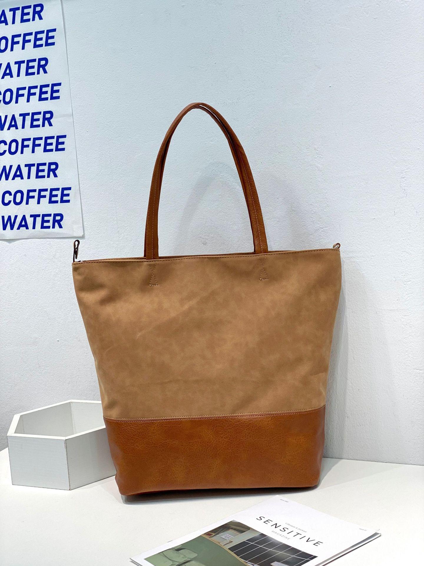 Сумка большой вместимости Женская винтажная большая сумка-тоут 45*18*38 — фото 11