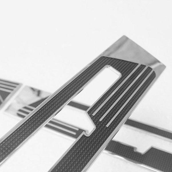 Chrome Side Fender Emblem Stickers for Toyota Land Cruiser (4-Pack)