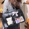 Japon retro moda tek omuz çapraz sırt çantası