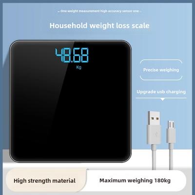 Household Small Smart Electronic Scale Dormitory High-precision Weight Loss Charging Scale