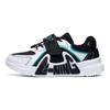 Li Ning LN 90 Pohodlné Protiskluzové Tlumící Odolné Boty pro Volný Čas Dětské Boty Černá Bílá YKCT026-3