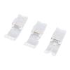 3 Pcs Sewing Machine Presser Foot Replacement for Designer Topaz 50 40 Sewing Machine Plastic Narrow Presser Feet
