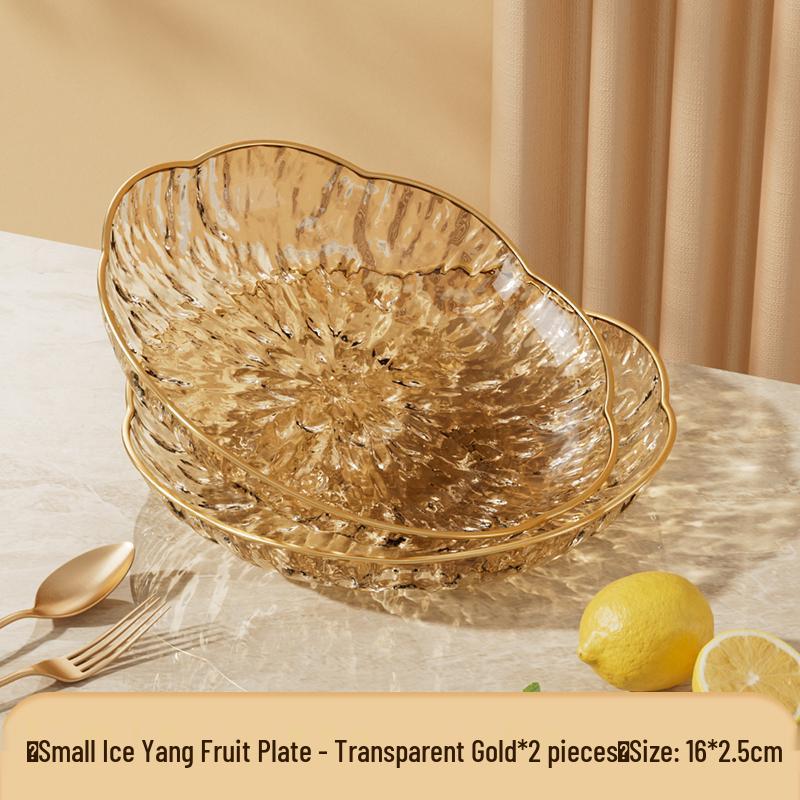 Modern Luxury Fruit and Snack Display Plate for Living Room
