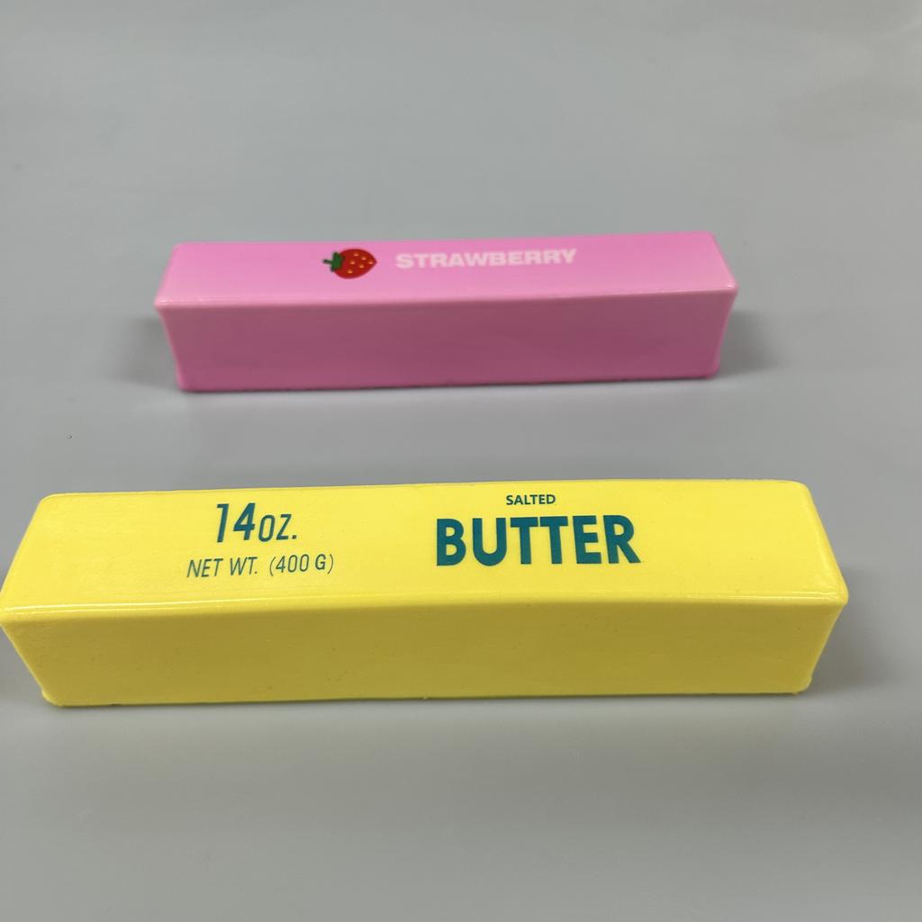 Slow Rising Rainbow Sensory Squeeze Toy Realistic Fidget Butter Squishy Anti-stress Stretch Giant Butter Toy for Children