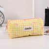 Cotton Bow Makeup Bag Pen Case For Girls With Large Capacity And Cute Storage