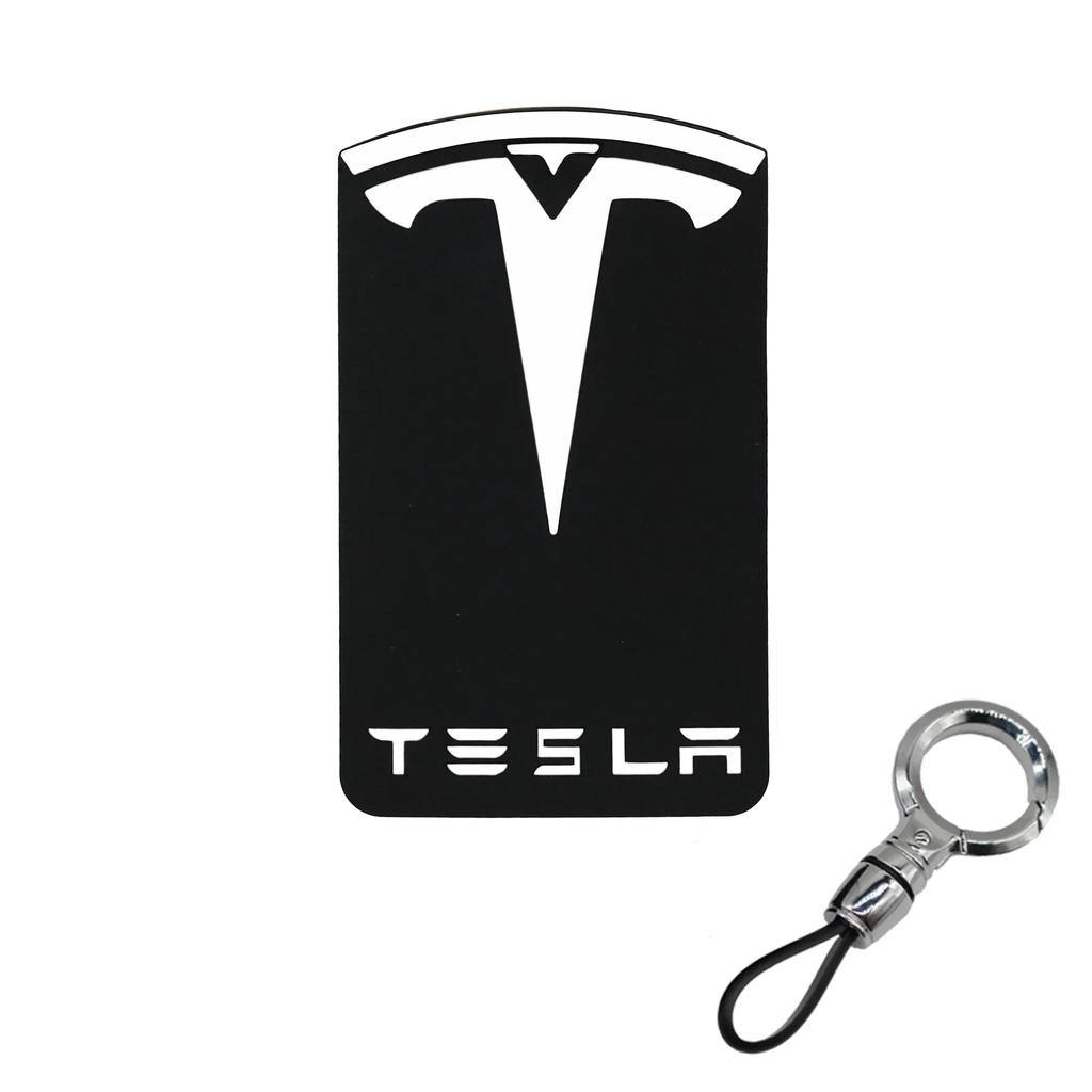 Autoaufkleber Tesla Silikon-Schlüsselkartenhalterhülle kompatibel mit Tesla Model 3/Model Y Schlüsselschutzhülle Zubehör