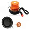 New 12V/24V LED Strobe Light Blue Amber Red Magnetic Base Emergency Light Flashing Flashing Beacon Universal