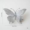 25Cm Sparkling Butterfly Christmas Tree Ornament Handmade Plastic Mesh Elegant Holiday Home Party Decorations