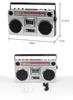 Vintage Cassette Player with Stereo Recorder and FM Bluetooth Speaker