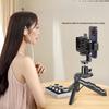 Dual Camera Mobile Teleprompter Stand: Handheld Multi-functional Desktop for Subtitles and Teaching