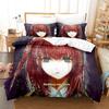 2024 Umineko When They Cry Bettwäscheset Einzelbett Twin Full Queen King Size Bettwäscheset Schlafzimmer für Erwachsene und Kinder Bettbezug-Set Anime Bettlaken