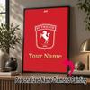 Custom Name FC Twente 5D Diamond Painting Personalized Full Drill Diamond Art Kit Gift