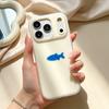 Blue fish is suitable for Huawei niche iPhone16/17pm apple case matte puraxmax phone case for girls