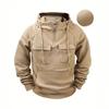 Men S Solid Color Hooded Sweatshirt Casual Loose Long Sleeve