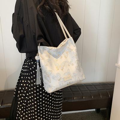 Damentasche Achseltasche Premium Achseltasche 2025 Neue Stickerei Bucket Bag Mode Schultertasche