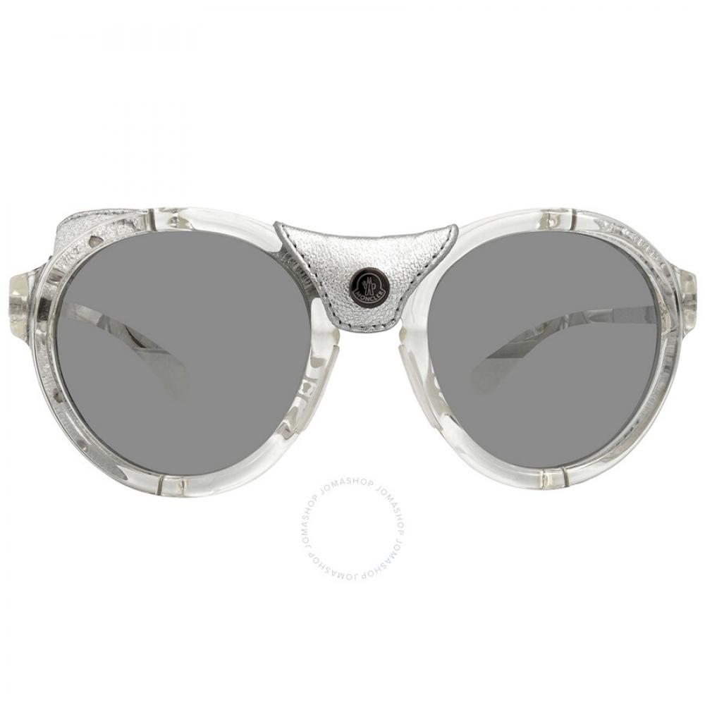 

Moncler Серые круглые солнцезащитные очки унисекс ML0046 26C 52