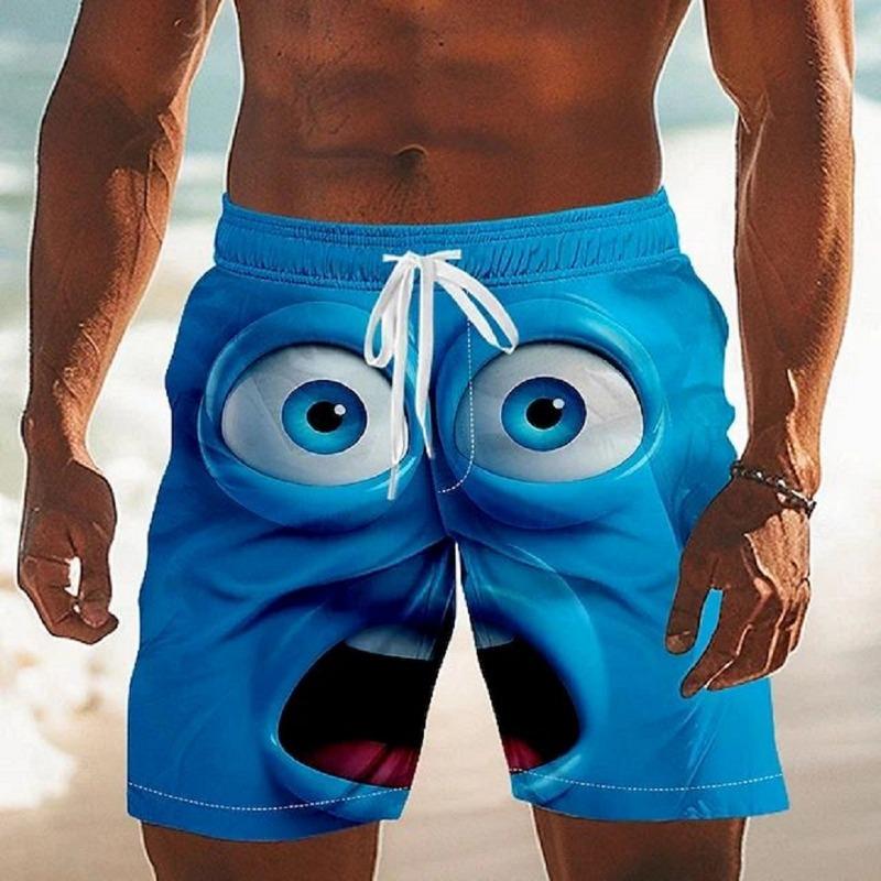 Men Summer Board Shorts 3D Printed Beach Shorts Pants Swimsuit Woman 2024 New Swim Trunks Beach Volleyball Sport Gym Short Pants