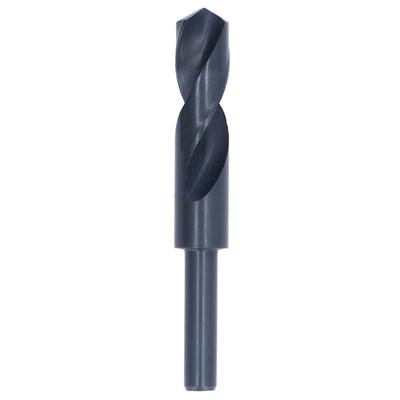 Twist Drill Bit High Speed Steel 12in Straight Shank 21mm Blade Drilling Tool Black