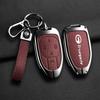 Goatskin Car Key Case Gac New Energy Trumpchi  Empow J11 J12 J13 J14 J15 J16 Gs8 Car Key Key Cover Zinc Alloy Leather Protec