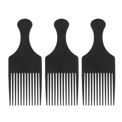 3 buc Pieptene Profesional pentru Păr Portabil Salon Frizerie Afro Pick Pieptene Instrument de Coafat