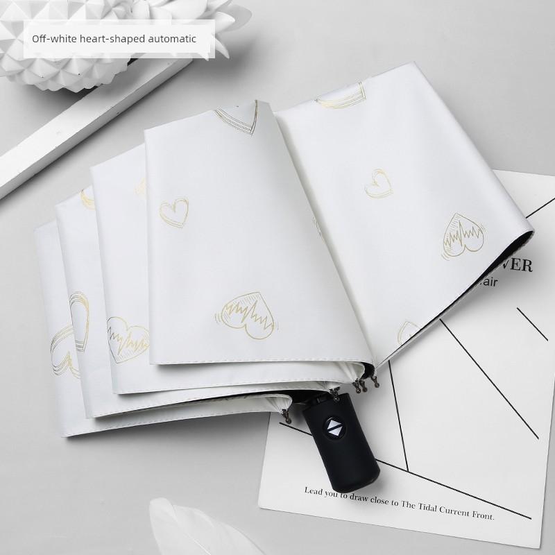 Fully Automatic Folding Umbrella for Women and Men, Small and Stylish Sunshade Umbrella, Dual-Purpose Sun Protection and Uv Protection Umbrella