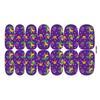 Waterproof Full Cover Party Nail Stickers - Colorful Designs (YMY2057-2072)