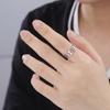 Lucktune Goth Moon Sun Finger Ring Stainless Steel Phase of the Moon Ring for Women Men Trendy Kpop Jewelry Party Gift Wholesale