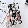 Anime Gojo Satoru JUJUSU Plating Phone Case For Xiaomi Redmi Note 14 15 Pro Plus 13 12 11 11S 11T 10 9S 9 5G Anti-Fall Airabag C
