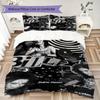 BILL KAULITZ Muster Bettwäsche Bettwäsche-Set Bettbezug Kissenbezug Heimdekoration Geburtstagsgeschenk (1 * Bettbezug + 2 * Kissenbezug ohne Füllung)