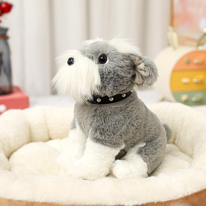 Cute and Cute Husky Bulldog Doll Puppy Plush Toy Doll Children Sleep Comforting Pillow Doll
