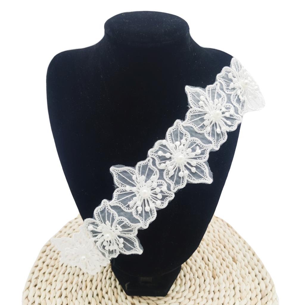 Lolita Organza Embroidered Lace Beads Barcode Women'S Clothing Children'S Jewelry Diy Clothing Accessories