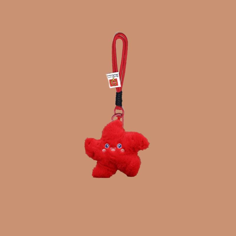 Cute Cute Marine Animal Jellyfish Pendant Plush Toy Doll Crab Lobster Keychain Bag Pendant