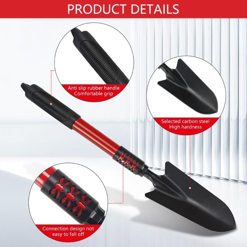 Universal Gutter Cleaner Kit 1.7M Poles With Interchangeable Head Plastic Metal Construction For Leaves Debris Clearance