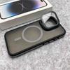 Glass Lens Camera Protection Stand For Magsafe Magnetic Phone Case For For Iphone 16 11 12 13 14 15 Pro Max Plus Matte Clear Cover
