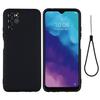 For ZTE V30 Vita Pure Color Liquid Silicone Shockproof Full Coverage Phone Case