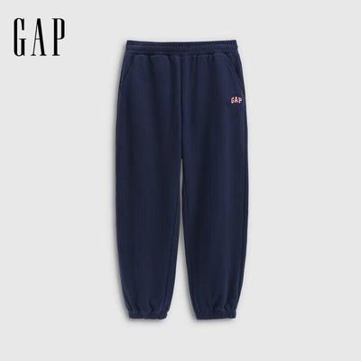 Men's Embroidered Logo Loose Fleece Jogger Sweatpants
