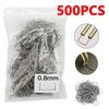 500Pcs/Bag Hot Staples Bumper Repair Welding Wire for Repair Machine Car Bumpers Dashboards Lamp Holders Plastics 0.8/0.6mm