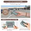 Tonriga Smart Key Case for Women, Cute Double-Sized Storage with Clear Window, Smart Key Compatible, Car Key Cover, Anti-Theft, Laminated Leather,